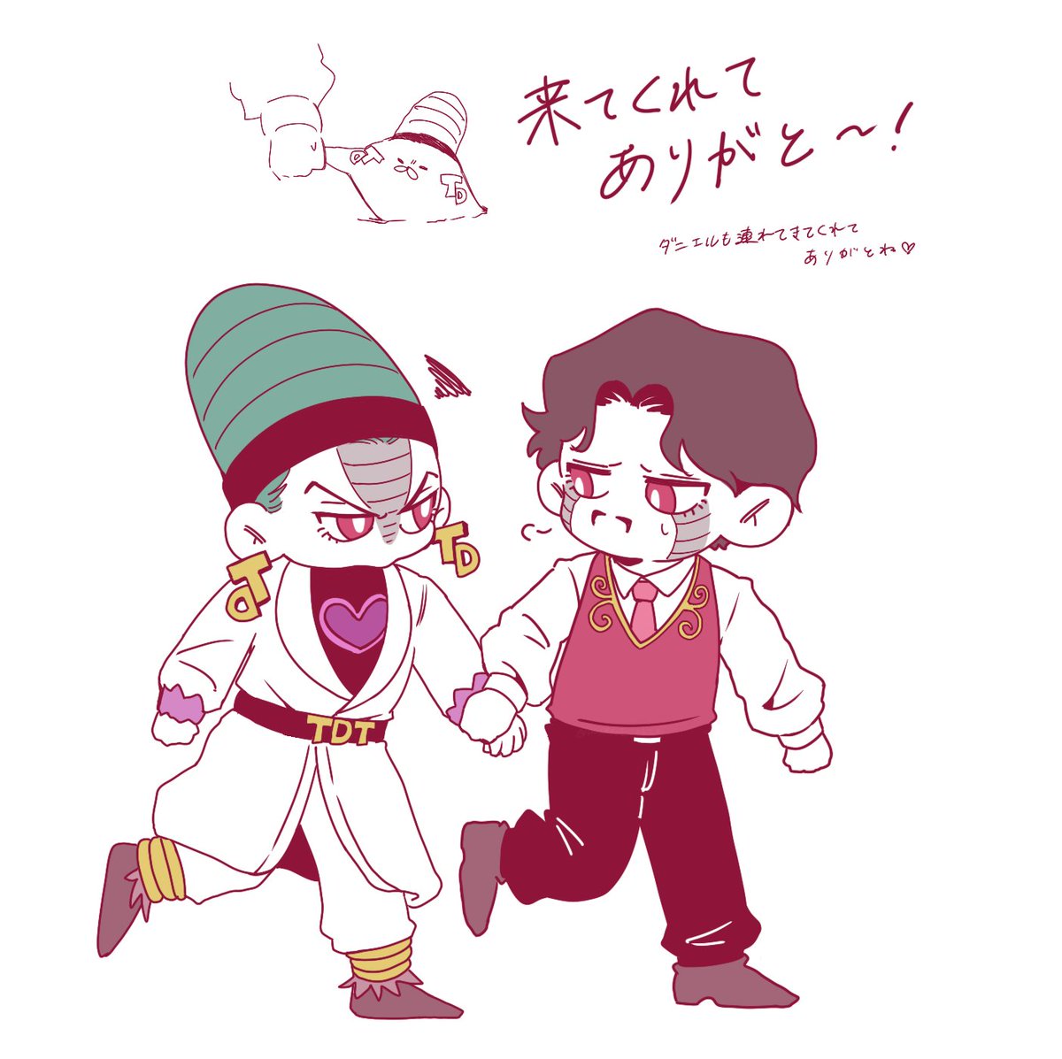 今月描いた絵を晒そう 🍨🎮と兄弟と豪華なポﾉﾚナレフ