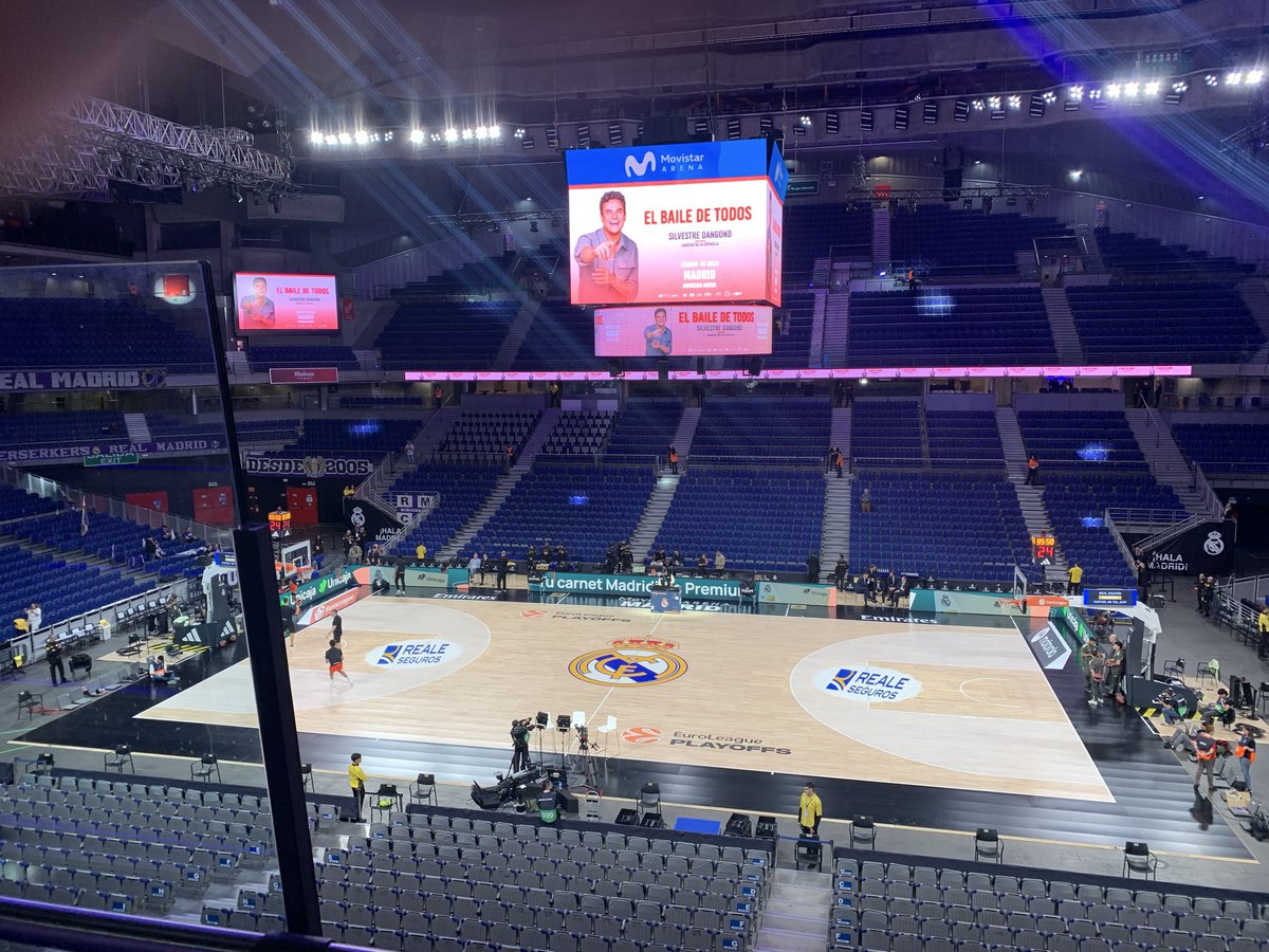 Pues ya estamos dentro!! Hoy a darlo todo!! <a href="/RMBaloncesto/">Real Madrid Basket</a> #HalaMadrid