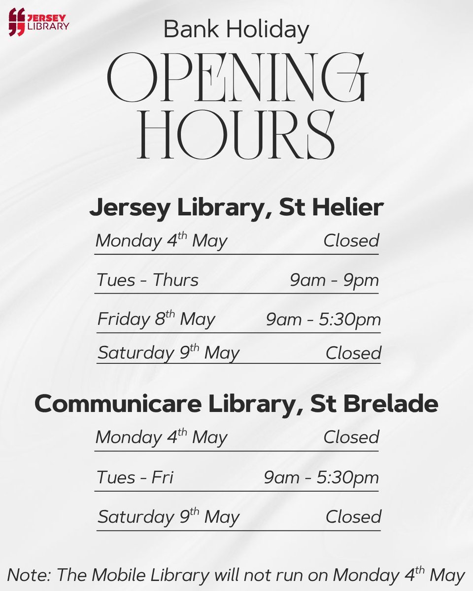 Jersey Library tweet media