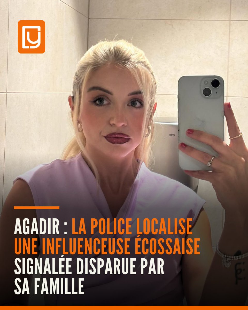 yabiladi_fr's tweet image. 🚨 La police marocaine à Agadir a confirmé qu’une influenceuse écossaise précédemment signalée disparue avait été retrouvée saine et sauve
🔗: yabiladi.com/articles/detai…

#Agadir #Maroc #Police #Actualité