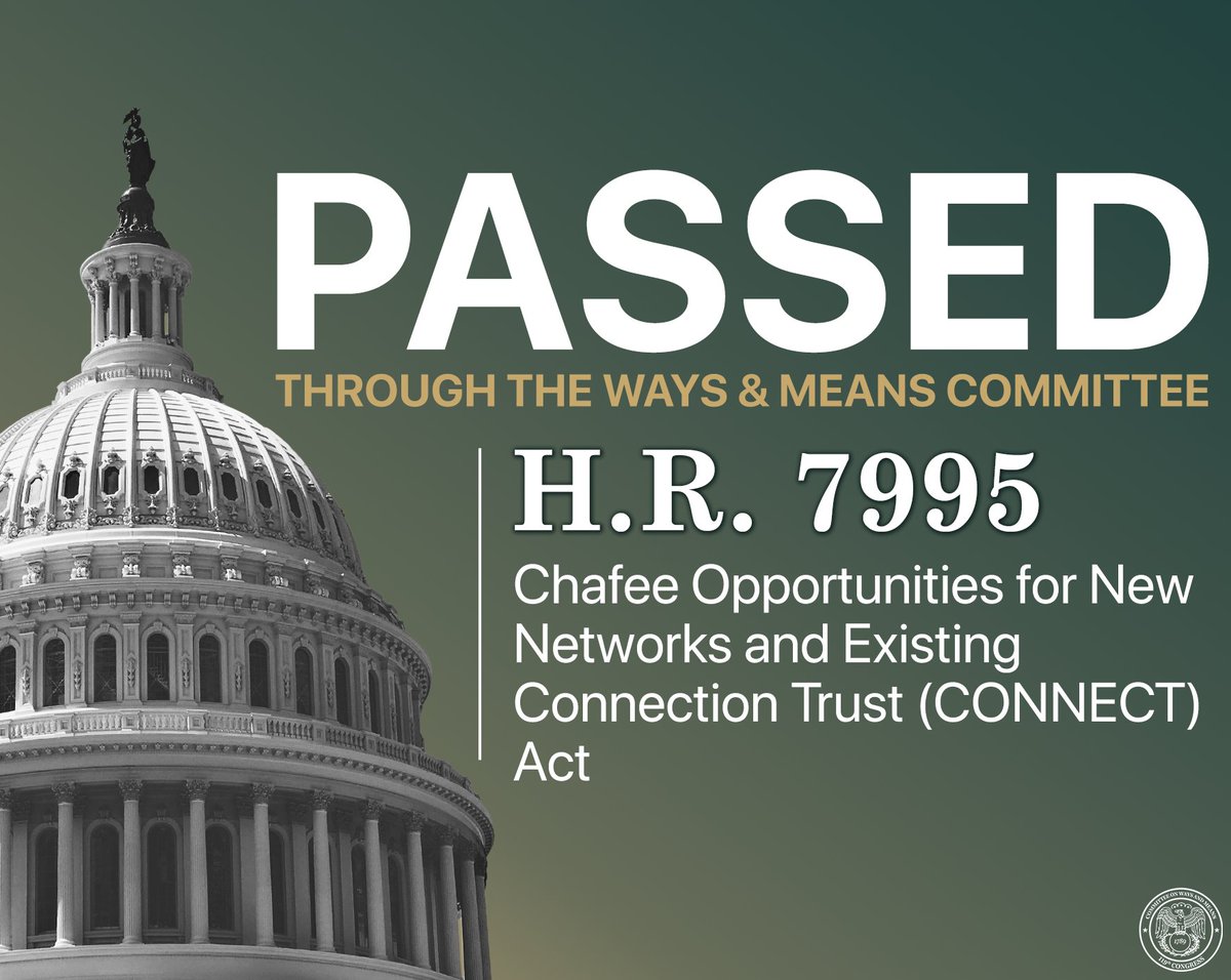 Image for the Tweet beginning: PASSED: The Ways and Means