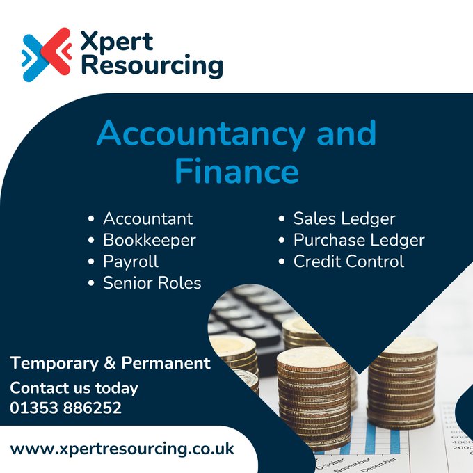 XResourcing's tweet image. Are you looking for a new #Accountancy or #Finance role in #EastAnglia....?

View our current #vacancies at xpertresourcing.co.uk/vacancies/?_sf… 

#jobseekers