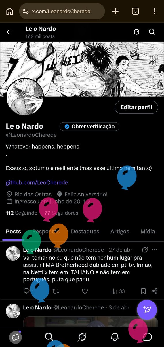 LeonardoCherede's tweet photo. Balãozinho subiu https://t.co/g1NP8C0wrc