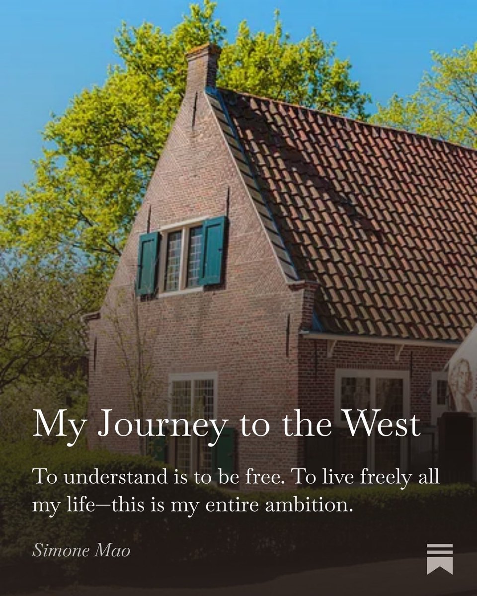 SimoneMao_'s tweet image. I have published an article “My Journey to the West” that narrates my past personal experiences in the pursuit of truth, written in an autobiographical style. As a form of #philosophical writing, it resembles On the Improvement of the Understanding by Baruch #Spinoza, where