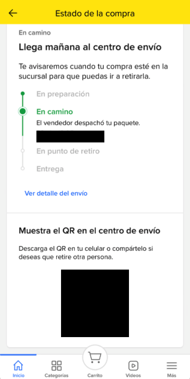 Javier_CA's tweet photo. @Mercadolibre @ML_Chile tienen un porblema de comunicación entre "Punto de Retiro" y "Centro de Envíos" en teoría es lo mismo pero produce confusión. Ej: Será que Centro de Envíos son las bodegas de ML? y no es así porque dice muestra tu QR. https://t.co/n0Rku1NQRk