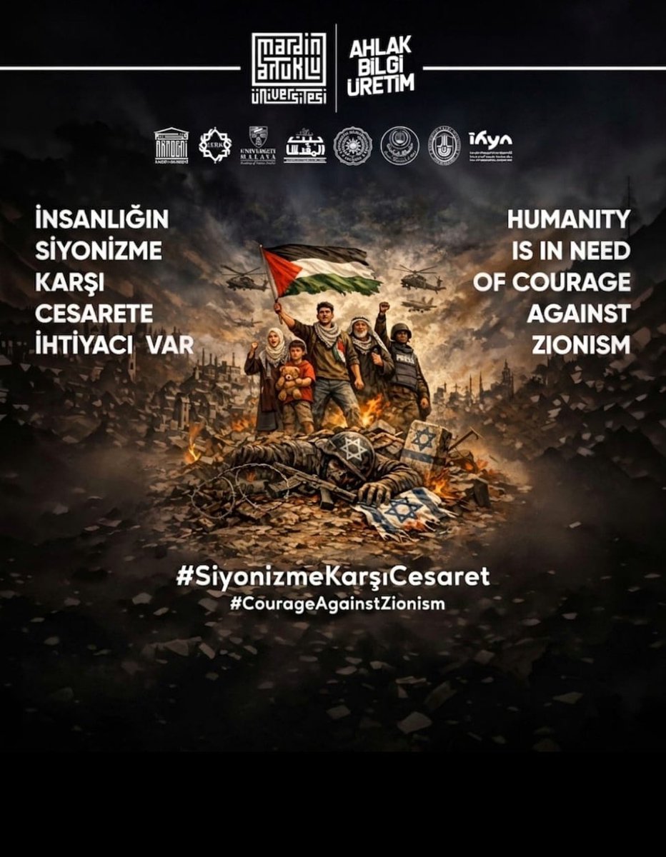 ramazanogluengn's tweet photo. İnsanlık, en zor zamanlarda kendini belli eder.
Adalet için ses olmak, hepimizin sorumluluğu.
#SiyonizmeKarşıCesaret https://t.co/U3udLIuyXH