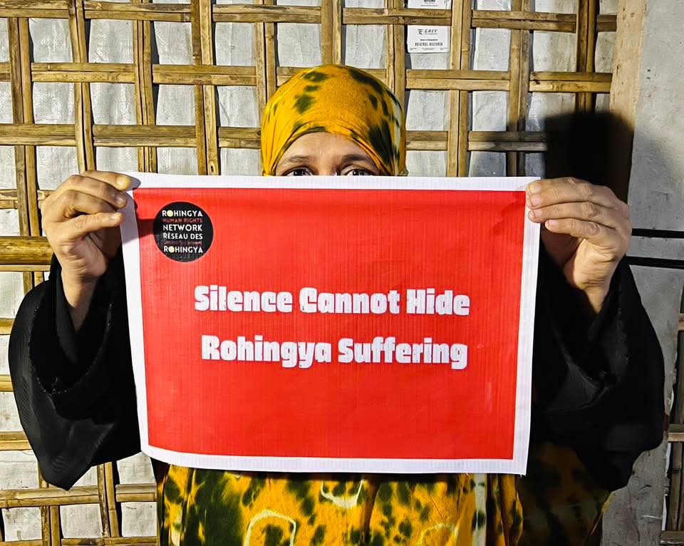 RWEN67's tweet photo. "Our silence does not mean we are weak. Being unable to speak does not mean our lives can be taken." No one has the right to use, harm, threat and kill us. We demand protection; Rohingya lives matter said Minara. 

#seekingprotection #RefugeeProtection #RohingyaCrisis #RohingyaRe https://t.co/y3sUOG0X61
