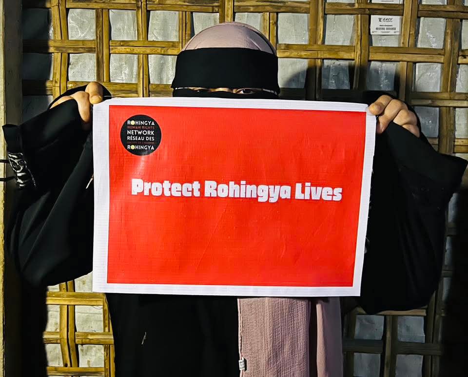 RWEN67's tweet photo. "Our silence does not mean we are weak. Being unable to speak does not mean our lives can be taken." No one has the right to use, harm, threat and kill us. We demand protection; Rohingya lives matter said Minara. 

#seekingprotection #RefugeeProtection #RohingyaCrisis #RohingyaRe https://t.co/y3sUOG0X61