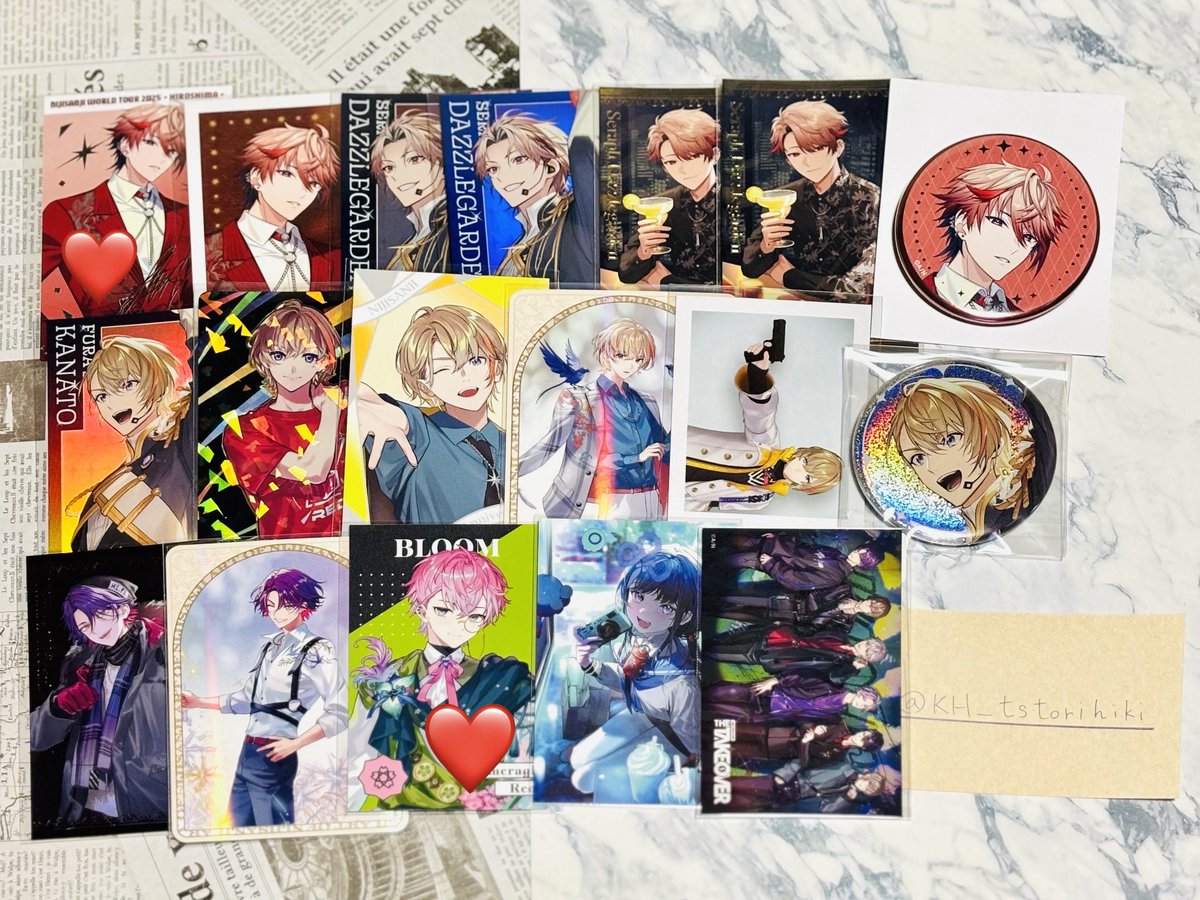 uma_krp's tweet photo. @KH_tstorihiki 夜分遅くに失礼いたします。
お世話になっております。お声かけくださりありがとうございます。お返事が遅くなり申し訳ありません。
♡を付けさせていただいたもの2点ずつの交換は可能でしょうか？
ご検討いただけますと幸いです。 https://t.co/Di67etlhGH