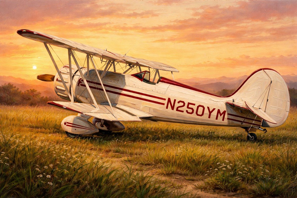 FastMikie's tweet photo. I learned to fly in this spectacular biplane. A real work of art. Wish I had a billion to keep these in production, I'd do it in a heartbeat.  Here's the one I owned and flew all over the USA and Europe. ❤️ https://t.co/5WuWuvpZl2