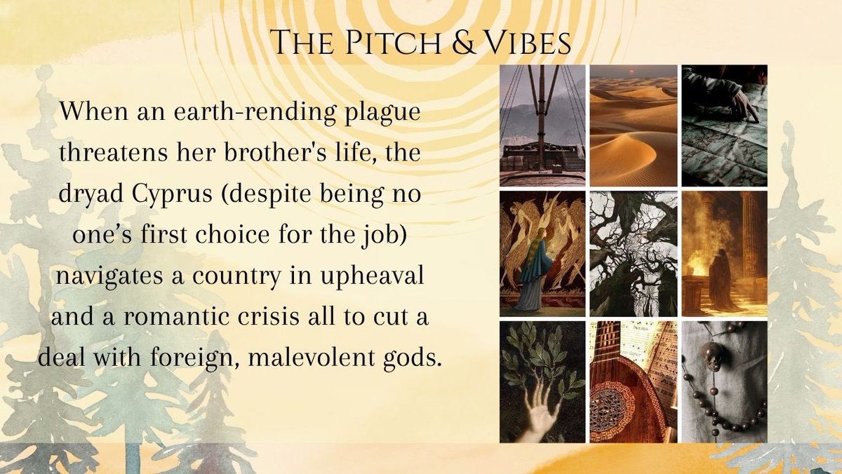 callowromantic's tweet photo. When Trees Dance is currently out querying!

#questpit #Q #A #F

💚slow burn friends to lovers
⛰️environmental commentary
🌀exploration of faith and identity 
🌿motherhood in all its forms
🌞neurodivergent and disability rep https://t.co/F85URIOKAK