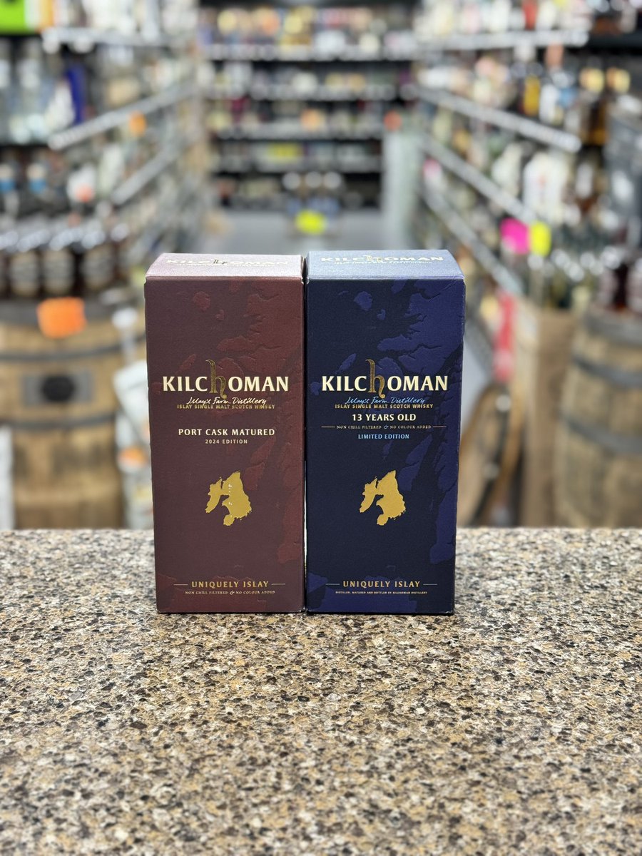 maxsbottle's tweet photo. Kilchoman Port Cask and 13yr just arrived https://t.co/TKq3y0kAkl