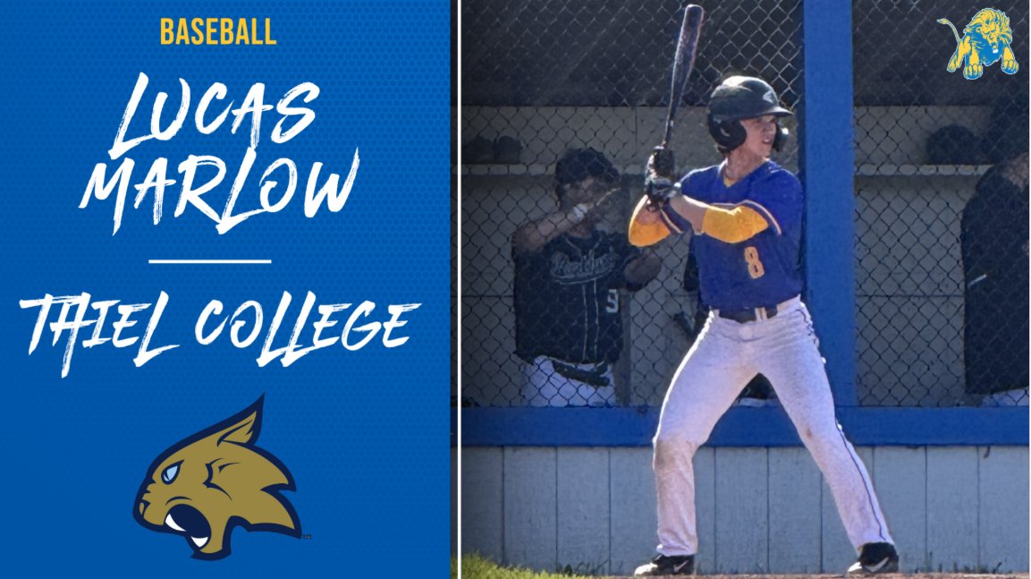 NDCLathletics's tweet photo. Congratulations to Lucas Marlow on his commitment to Thiel College to continue his baseball career!

#WeAreNDCL https://t.co/ovYaJitmG1