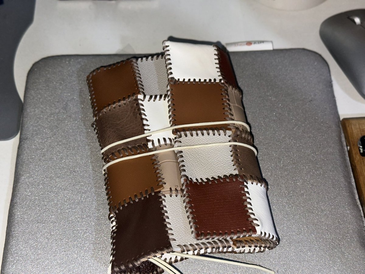 eightprio's tweet photo. wts lfb journal ph

patch work cowhide leather 6 in. x 12 in. 

price = dm https://t.co/OpbtzZKywL