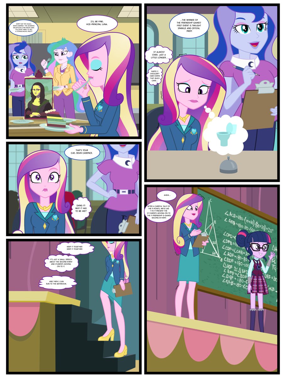 LMusicwave's tweet photo. Cadence eats lots of cake during the ACADECA (Friendship Games) and later regrets it. Mad props to @jd_choco_fac  who allowed to reuse some of his works as references.
#EFRO #EquestriaGirls #girlspooping #pooping #scat #girlscat #scatfetish #toilet #toiletfetish #desperation https://t.co/nviThH3U1j
