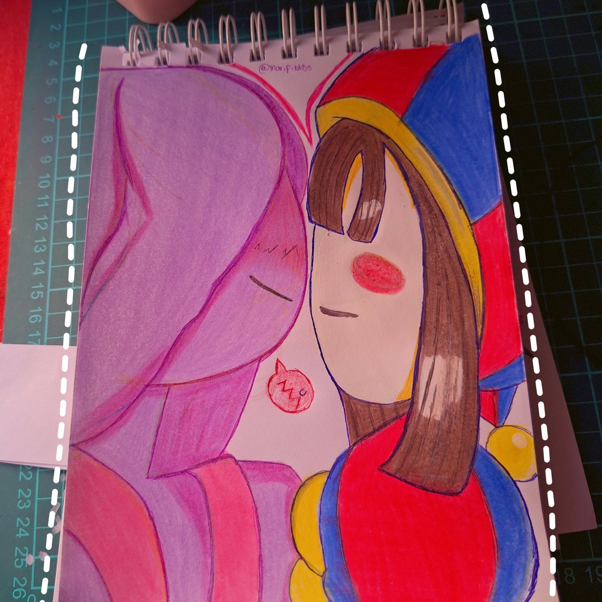 maripink00's tweet image. Jax x pomni 

#arte #artista #animefyp