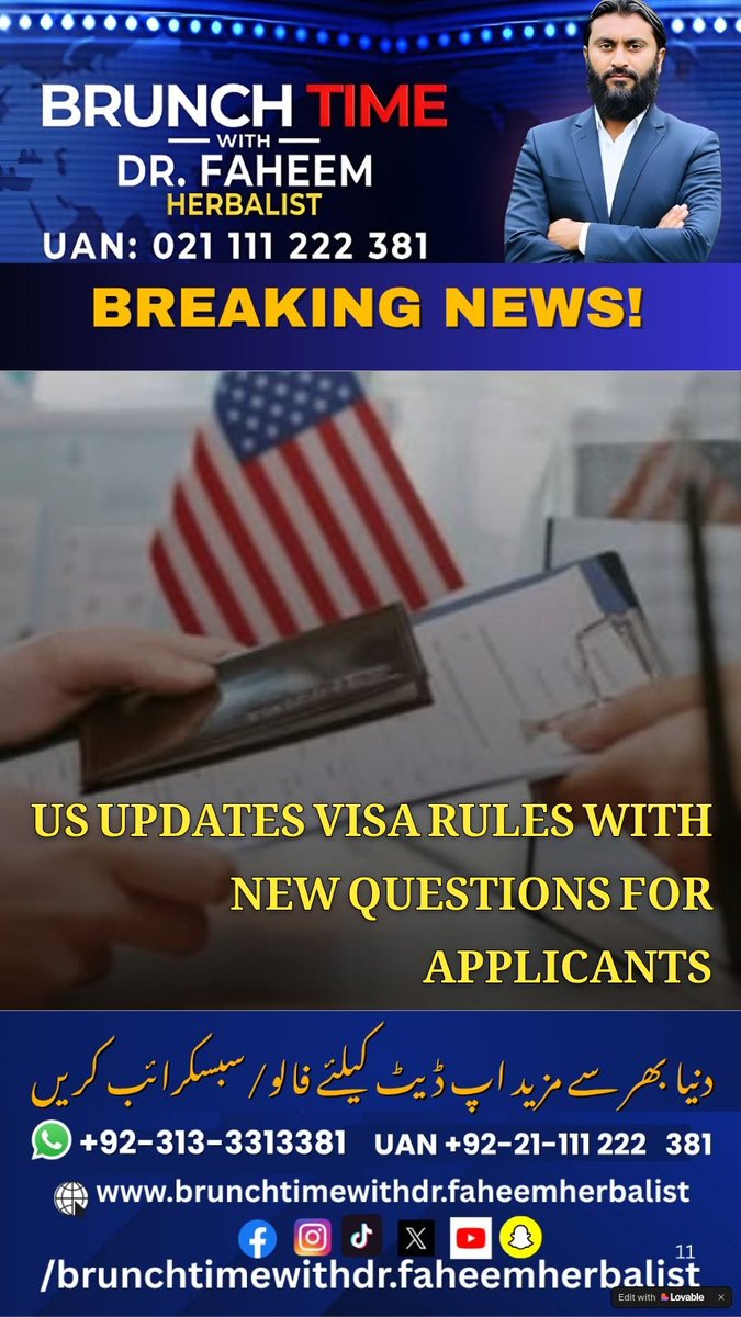 BrunchTime_'s tweet image. News Update !!

The United States Department of State has introduced changes to non-immigrant visa procedures, adding two new questions that could impact approval chances for applicants worldwide.

#StrategicShock2026 #USVisaUpdate #NonImmigrantVisa #TravelSecurity #VisaApproval