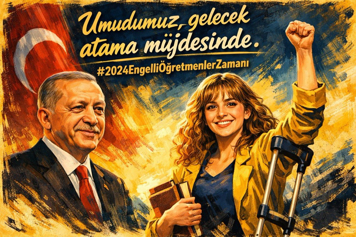 Umudumuz çok yüksek bir sayıda toplu EKPSS atama müjdesindedir. 
Engelli memurlara çok yüksek sayıda toplu EKPSS atama müjdesi verilsin.
<a href="/RTErdogan/">Recep Tayyip Erdoğan</a> <a href="/dbdevletbahceli/">Devlet Bahçeli</a> <a href="/Mustafa_Destici/">Mustafa Destici</a> <a href="/DrSinanOgan/">Dr. Sinan Oğan</a> <a href="/eczozgurozel/">Özgür Özel</a> <a href="/Akparti/">AK Parti</a> <a href="/MHP_Bilgi/">MHP</a> <a href="/bbpgenelmerkez/">BÜYÜK BİRLİK PARTİSİ</a> <a href="/herkesicinCHP/">CHP 🇹🇷</a>
#bekliyorum