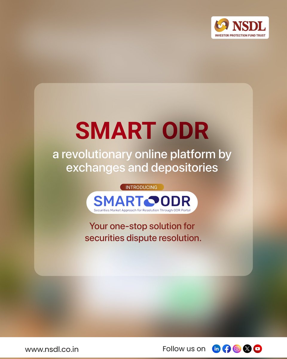 NSDL - National Securities Depository Limited tweet media