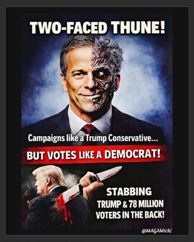 <a href="/LeaderJohnThune/">Leader John Thune</a> The enormity of the Senate Majority Leader’s refusal to deliver on election integrity cannot be understated. 

Blocking the SAVE Act — proof of citizenship to vote — betrays the American people and endangers our republic.

@JohnThune, you are one of the most dangerous obstacles