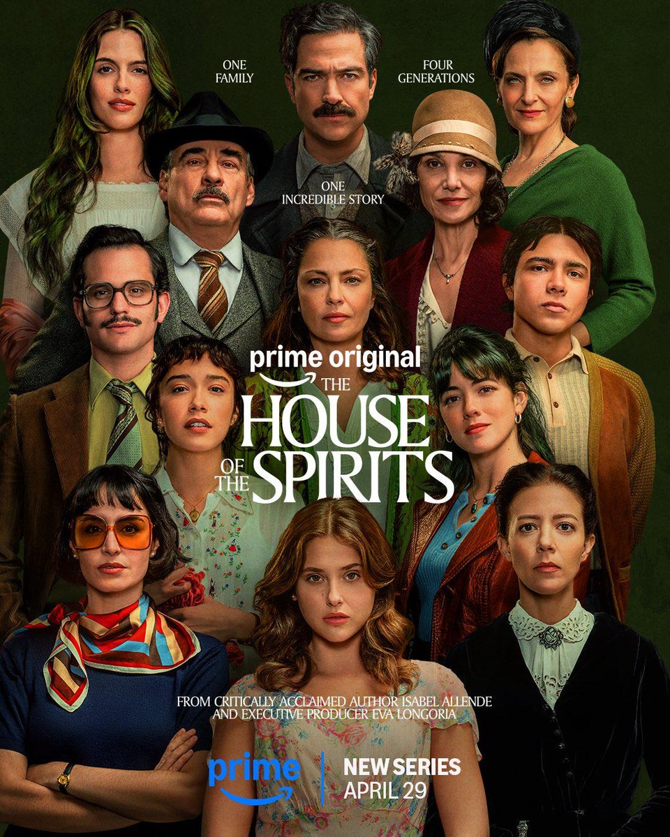 The_Ent_Factor's tweet image. The Chilean miniseries THE HOUSE OF THE SPIRITS / LA CASA DE LOS ESPIRITUS has premiered on Prime Video. Trailer, images &amp;amp; posters here:

theentertainmentfactor.com/2026/04/the-ho…

#tvseries #streaming #nowstreaming #thehouseofthespirits #lacasadelosespiritus #nicolewallace #alfonsoherrera