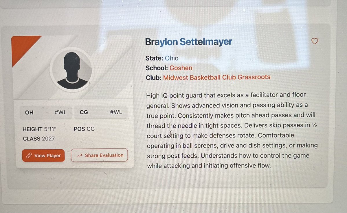 Bray Settelmayer 2027 tweet media