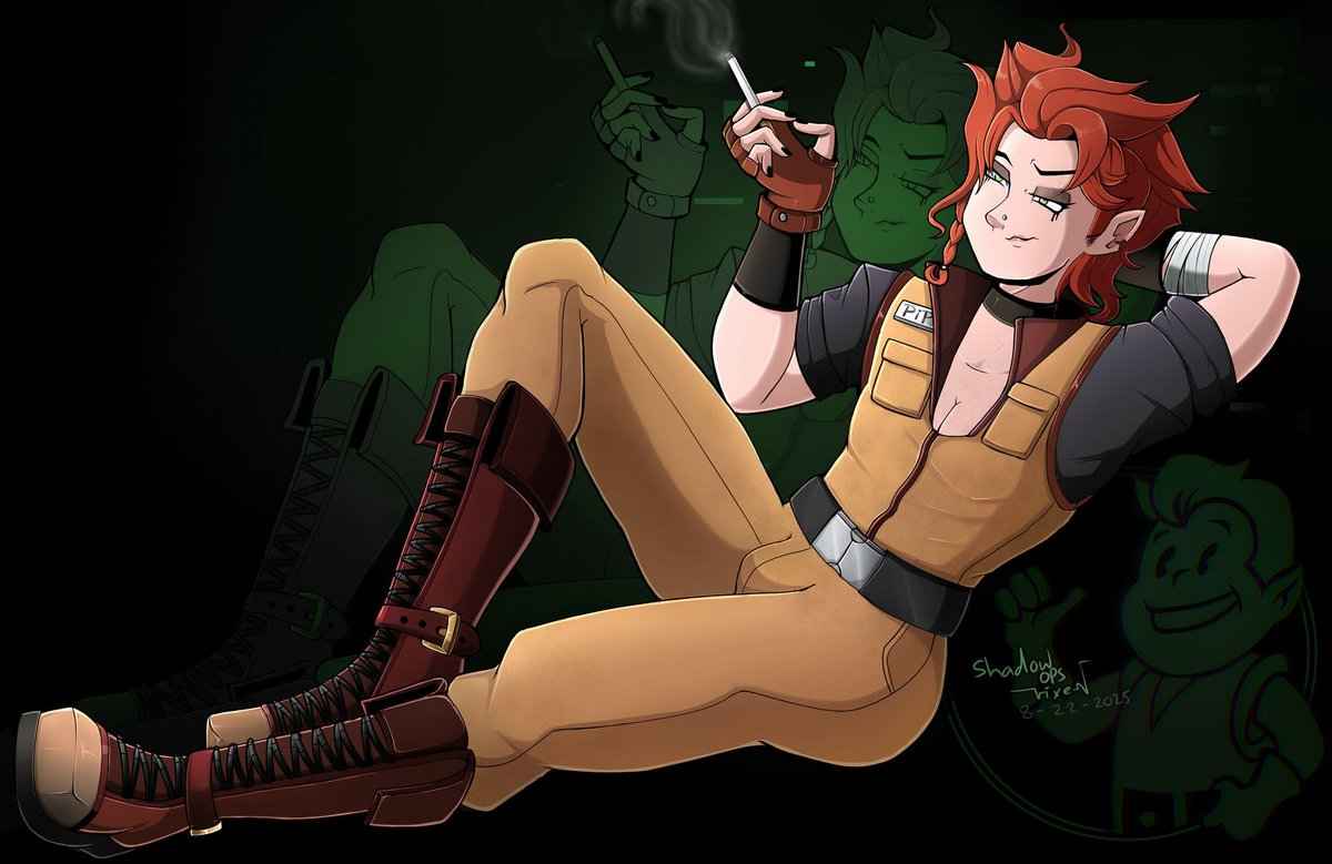 ShadowOpsVixen's tweet photo. @Sarah_Draws8 Aiiight! here's my 4 best! I love drawing videogame fanart https://t.co/umLaadEfwO