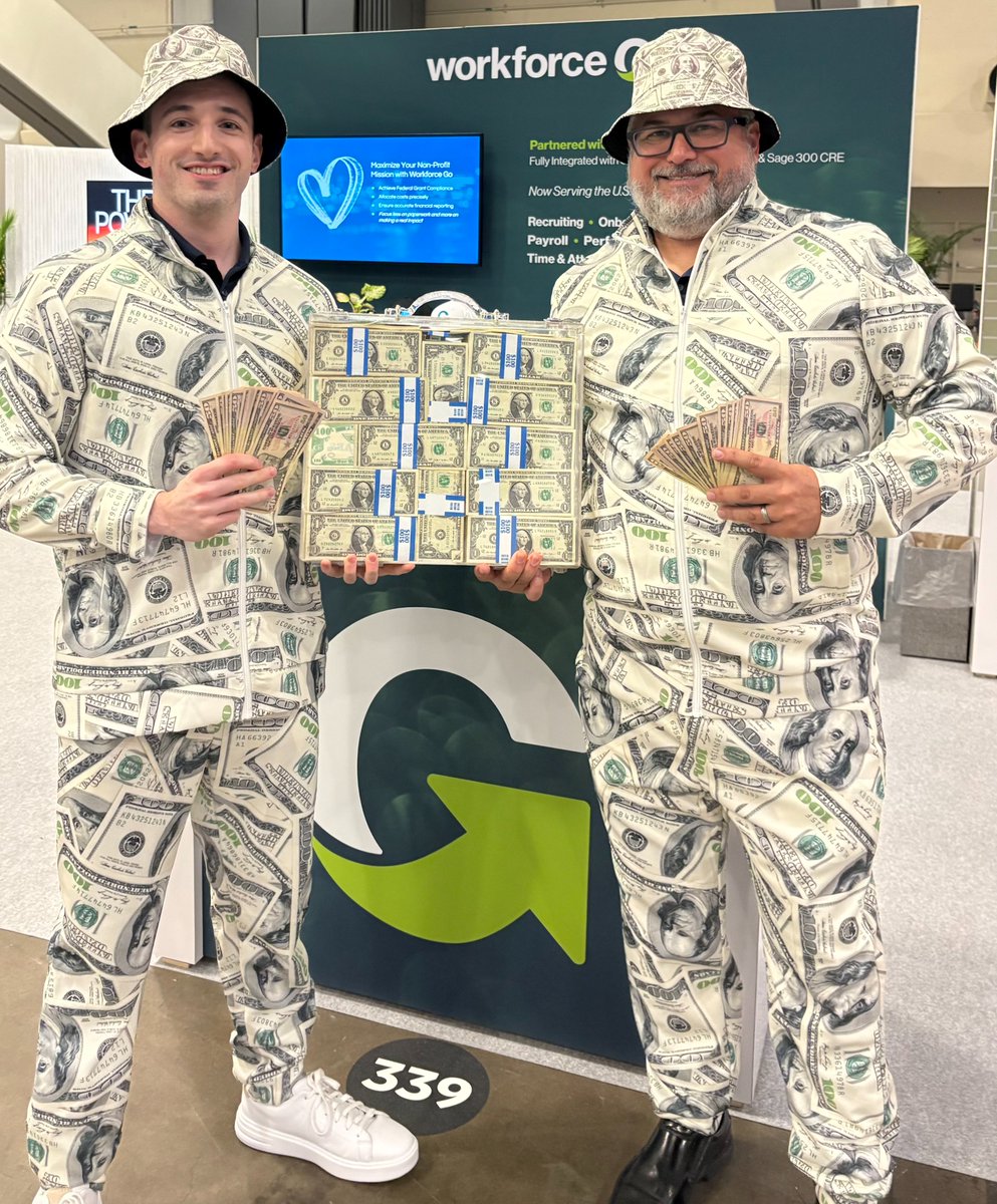 WorkforceGo's tweet photo. Looking for a chance to win free cash at Sage Future 2026?

Just stop by booth #339 to get scanned. Then, come by our booth on Thursday, April 30 at 2 PM for our Big Cash Drawing to find out if you've won!

#SageFuture #Cash #Giveaway #WinBig https://t.co/Lgi4ONwXiS