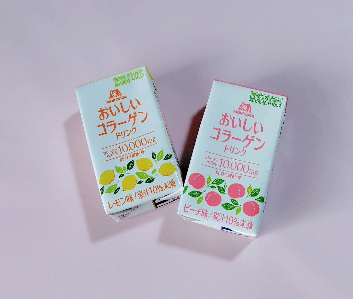 森永製菓様より おいしいコラーゲンドリンクが届いたにゃ? 肌・ひざ 