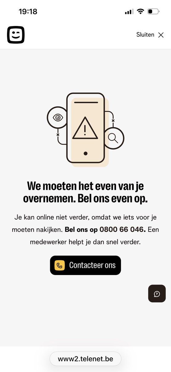 BartCABel's tweet photo. @Telenet Man man ik zou beschaamd zijn @telenet https://t.co/Ej15S1Scng