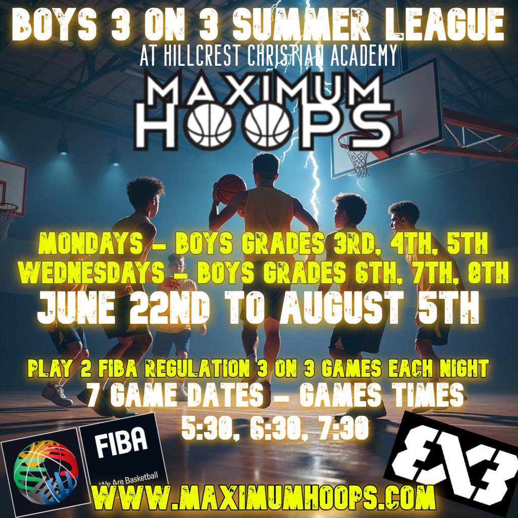 MaximumHoops's tweet image. YOU ASKED FOR IT!!
And Its Happening!!
BOYS SUMMER 3 on 3 League
Starts June 22nd
VERY LIMITED SPOTS!
maximumhoops.com/boys3on3
#pittsburgh #basketball #summer