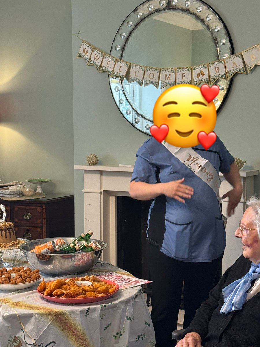 elliscombe's tweet photo. This afternoon we had a celebration for a much-loved care assistant who is going on maternity leave, keeping our plans a secret for weeks! We wish her the best of luck and cannot wait to meet the new Elliscombe House baby! #carehome #nursinghome #respitecare #luxury #bundleofjoy https://t.co/CjNFCB6BMs
