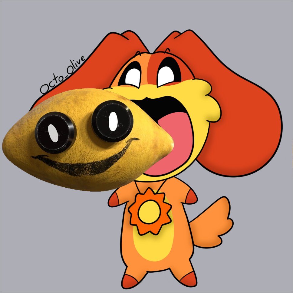 Octo_Olive's tweet image. Limon *nom nom no-*

(had to make a limon version inspired by a comment)

#dogday #SmilingCritters #PoppyPlaytime #Limon