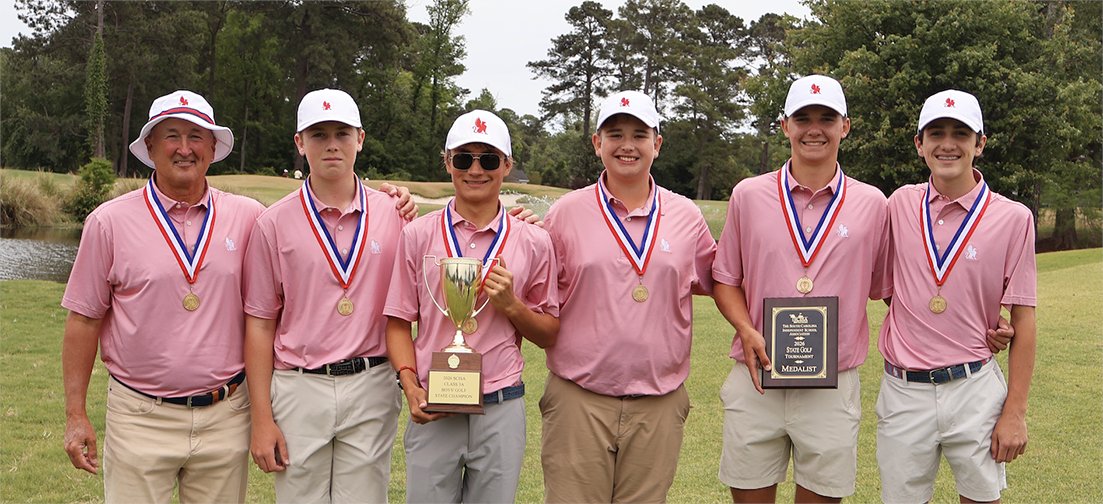 TheGolfClubSC's tweet photo. @GriffinsDay wins the SCISA 3A  championship with Davis Petty finishing  as the medalist, story and scores at https://t.co/aDD1DMZPxE https://t.co/SBRw7haHxi