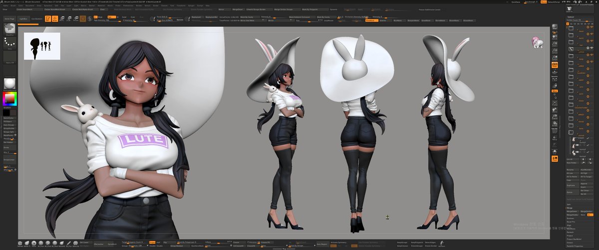 ebc54VeQ3cZ5Z4m's tweet photo. With permission from Fernanda Dias, these are the Rabbit Witch couple characters Lorena and Ruan.
#Fernanda_Dias #Rabbit_Witch @diasartwork https://t.co/DtaQh4JPMR