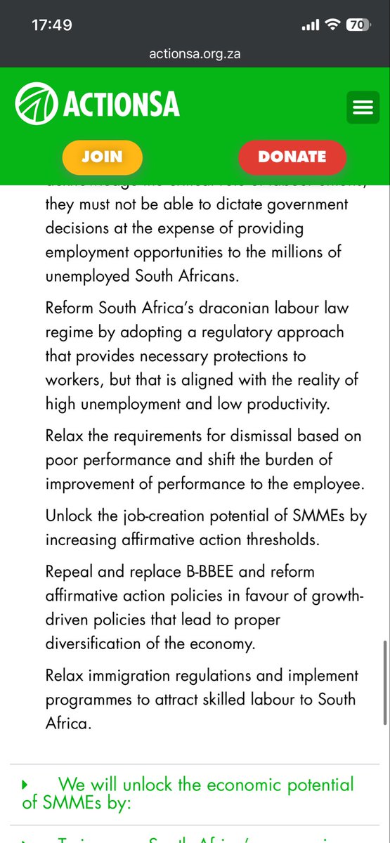 Action SA is just DA in Black face. They support Israel. They oppose BEE policies, their policies weaken labour unions and leave the working class vulnerable. Their immigration policies are less strict on foreigners.

But I'm not going to argue. I will just wait.