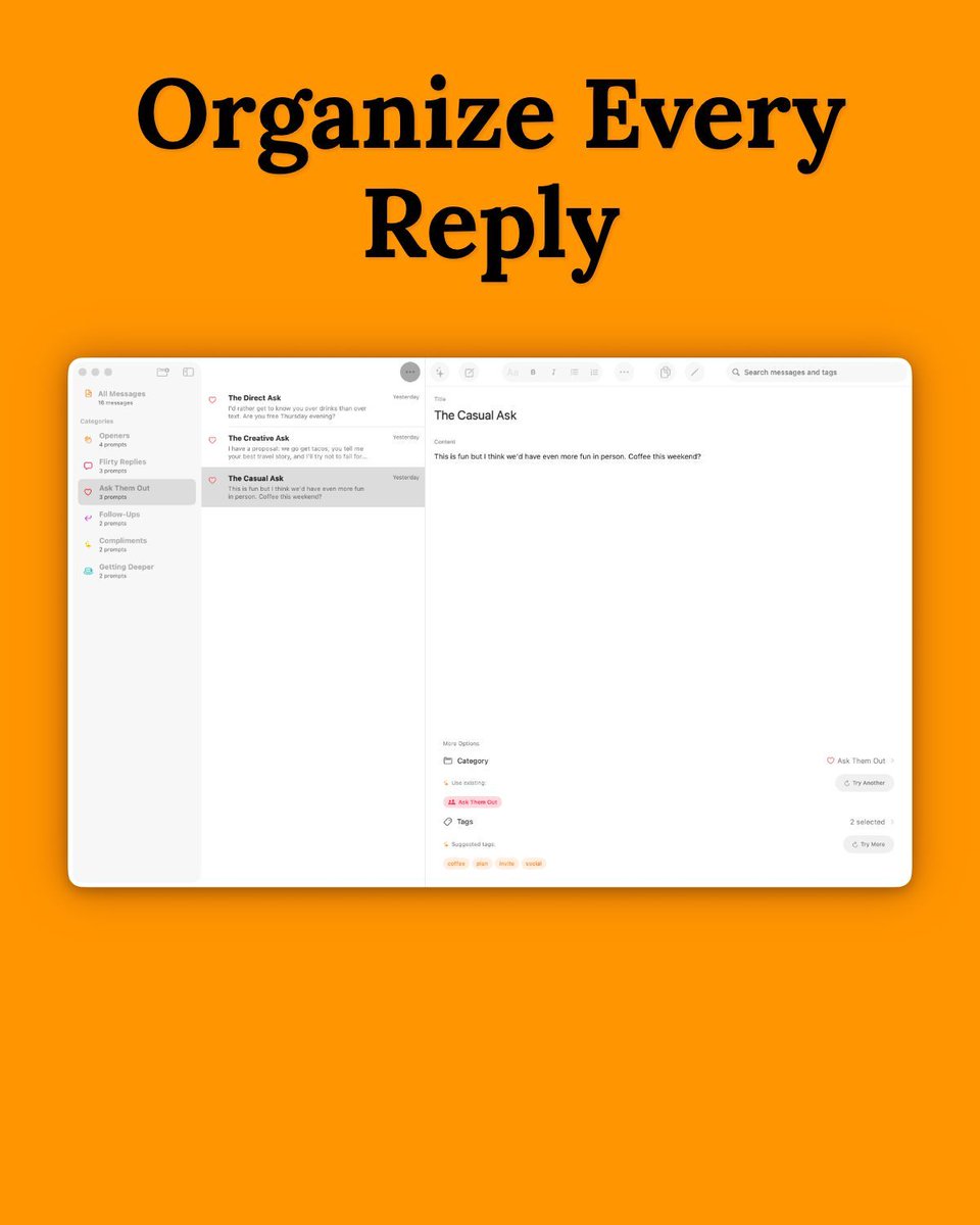inspirdlfestyle's tweet image. Upgrade your network and save time daily. 💼

Flirt Deck AI on Mac is here. professionalize your Cold Outreach and LinkedIn replies, with a beautifully organized library.

Try it free: flirtdeck.ai
#Networking #AppLaunch #MacApps