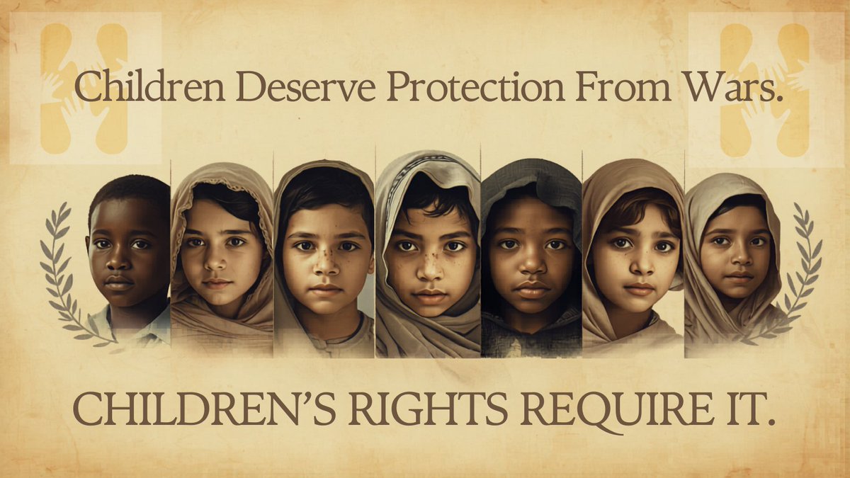HumanitySeGroup's tweet photo. In Sudan, Congo, Lebanon, and Palestine, children are suffering because of wars.
Although children are not responsible for the destructive decisions of war, they are not spared the effects of war.
Supporting children's rights means ending wars.
#ENDALLWARSNOW https://t.co/YL1EAqcgVn