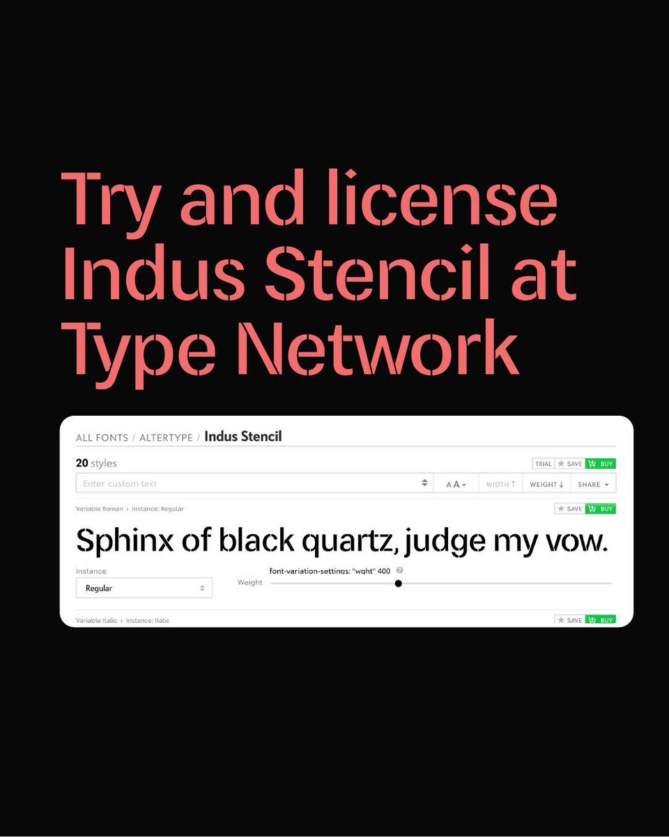 Type Network tweet media