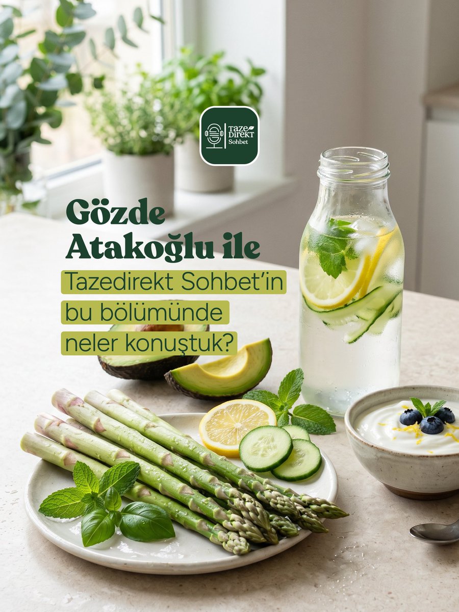 Tazedirekt's tweet photo. 🎙️#TazedirektSohbet’in bu bölümünde konuğumuz, Güzellik Yayında platformunun kurucusu Gözde Atakoğlu. 

Gözde’yle ilkbaharın cilt ve ruh hali üzerindeki etkilerini ve kıştan çıkan bir ciltte rutinin nasıl değişmesi gerektiğini konuştuk.🍃

Keyifli dinlemeler!💚 https://t.co/cMF8pUHPmx
