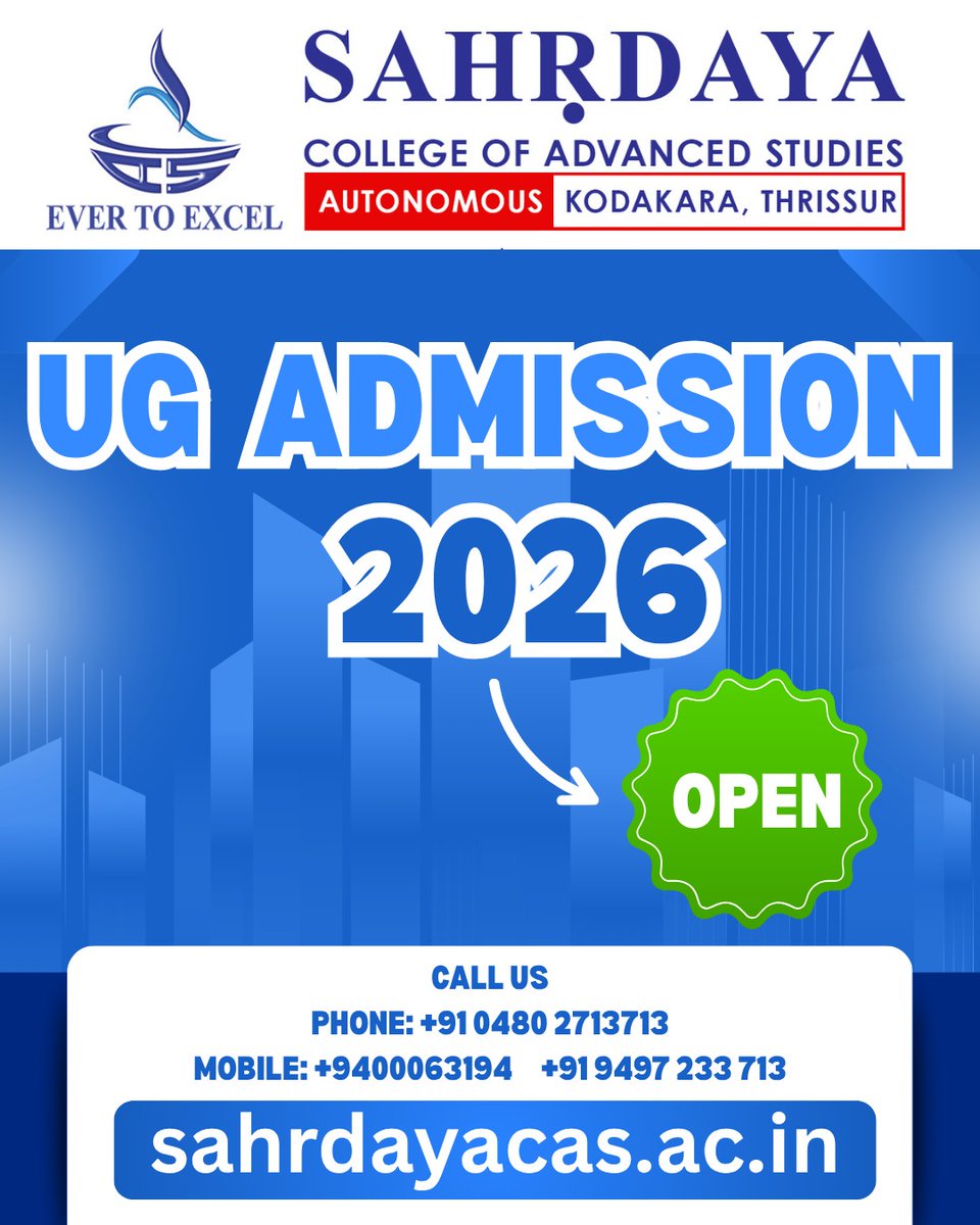 Sahrdaya College A&S tweet media