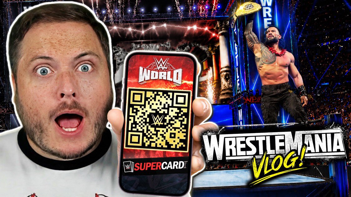 superzomgbbq's tweet photo. ICYMI: I Went To WRESTLEMANIA With @WWESuperCard and THIS Happened... 👀

https://t.co/p46qGNGRJo #wwesupercard @WWEgames #wwe #wrestlemania #goldcode https://t.co/oehkAlADAj