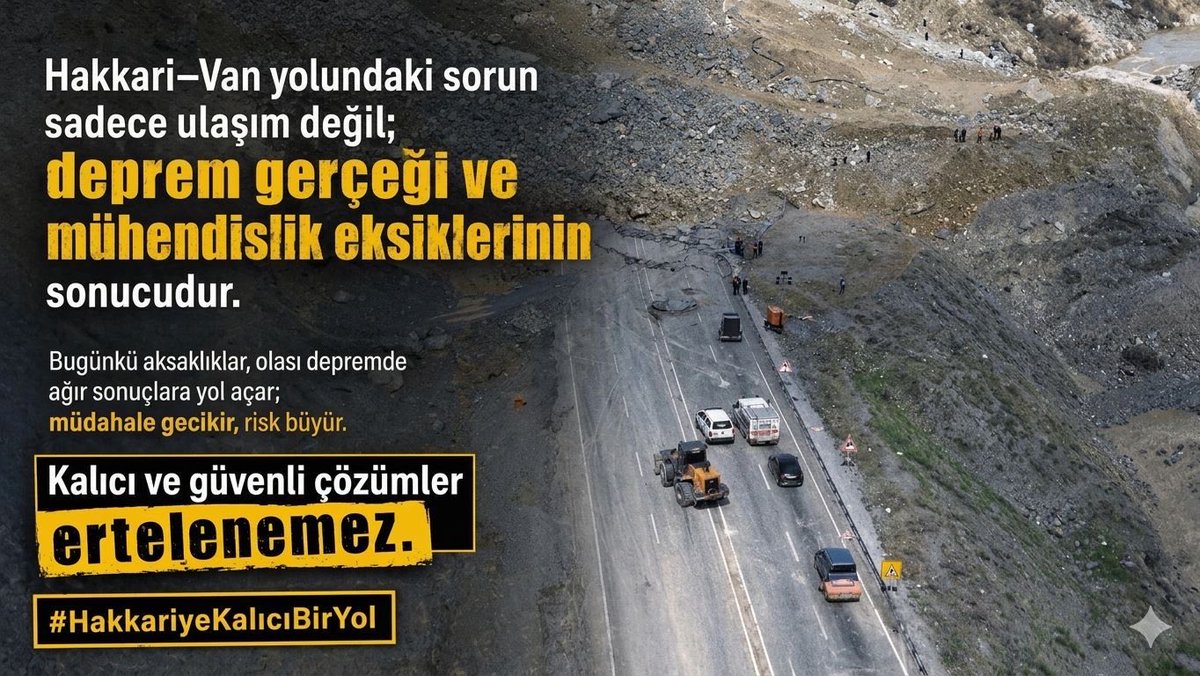 egitimsen21's tweet photo. Ev panzdeh roj in riya navbera Wan û Hekarî girtî ye. Divê demildest ev rê bê vekirin û ji bo ku dîsa karasetên bi vî hawî çê nebin bi muhendîsiyeke baş rê bê çêkirin. 
#HakkariyeKalıcıBirYol https://t.co/jBYwJlQ2jn