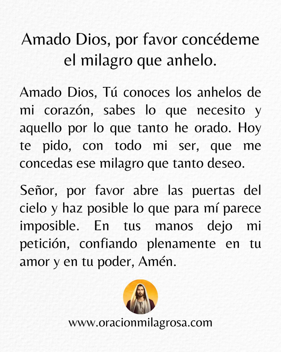 Oración Milagrosa tweet media
