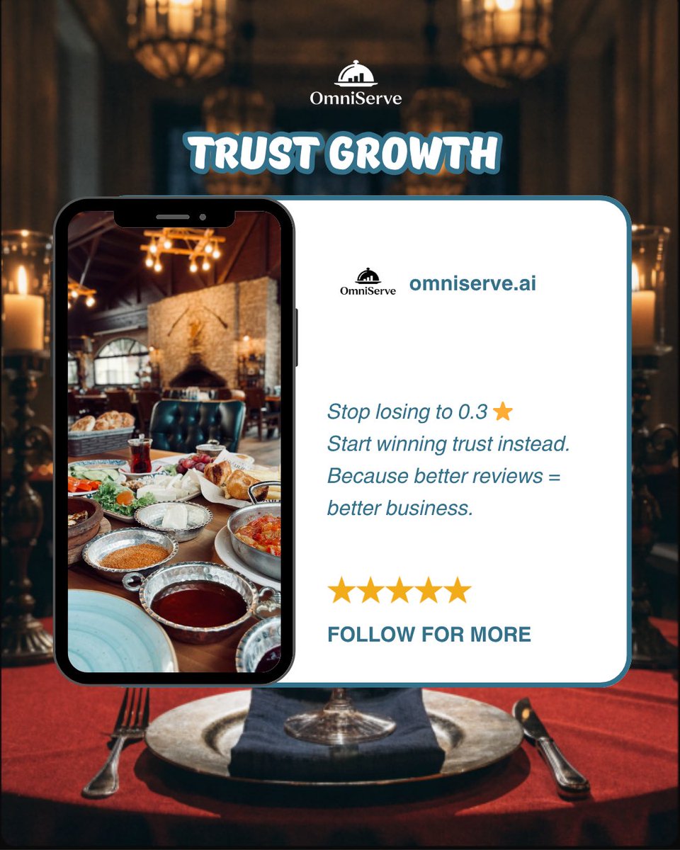 omniacommu's tweet image. That 0.3 isn’t small… it’s costing you customers.
Tap on the link given in our bio
bit.ly/4c9Mnbg
[restaurant rating strategy, google reviews tips, improve ratings, local seo restaurants, customer trust signals]

#RestaurantMarketing #GoogleReviews #ReputationManagement