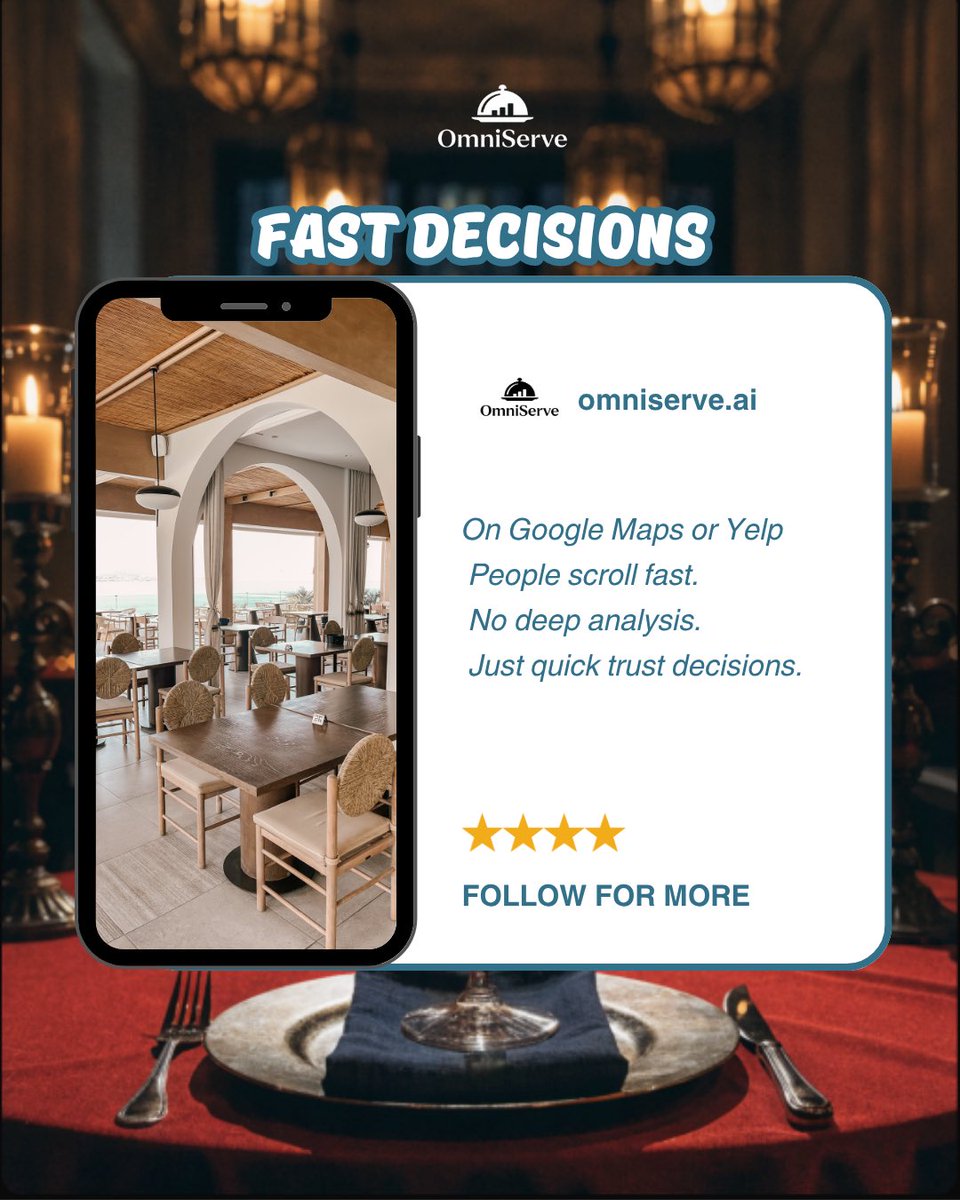 omniacommu's tweet image. That 0.3 isn’t small… it’s costing you customers.
Tap on the link given in our bio
bit.ly/4c9Mnbg
[restaurant rating strategy, google reviews tips, improve ratings, local seo restaurants, customer trust signals]

#RestaurantMarketing #GoogleReviews #ReputationManagement