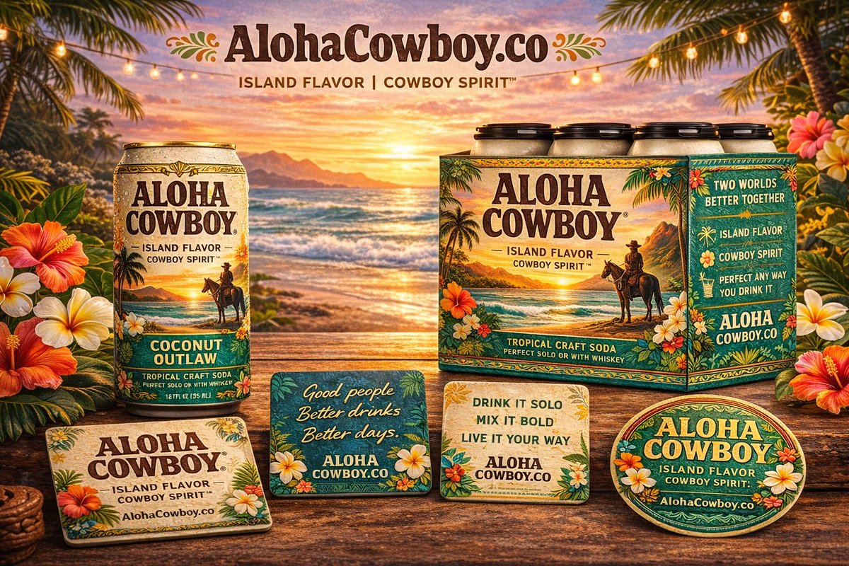 realalohacowboy's tweet image. Coming Soon!

Seeking Equity Partner. Interested? Inquire at: admin@americancowboywhiskey.com

#tropicalcraftsoda #thegoodstuff #ACWC #equitypartnerwanted #venturecapital #soda #alohacowboydrinks #realalohacowboy #tropical 
alohacowboy.co #investorwanted