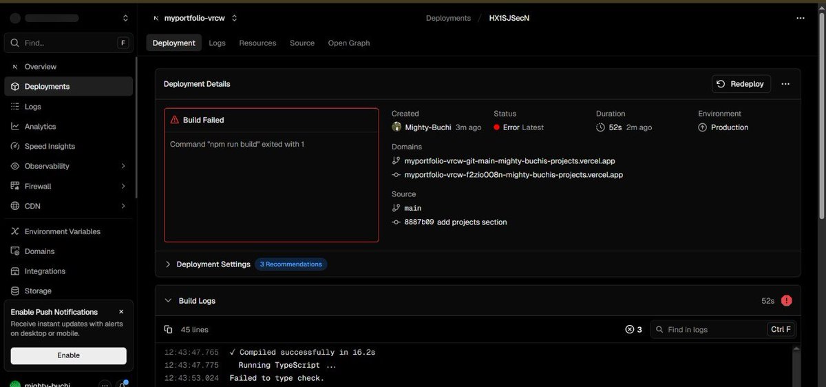 Devv_el's tweet image. Just for this simple stuff, Typescript sat me down and said ' you- I'm not done with you' 😂😂
#frontend #buildinpublic