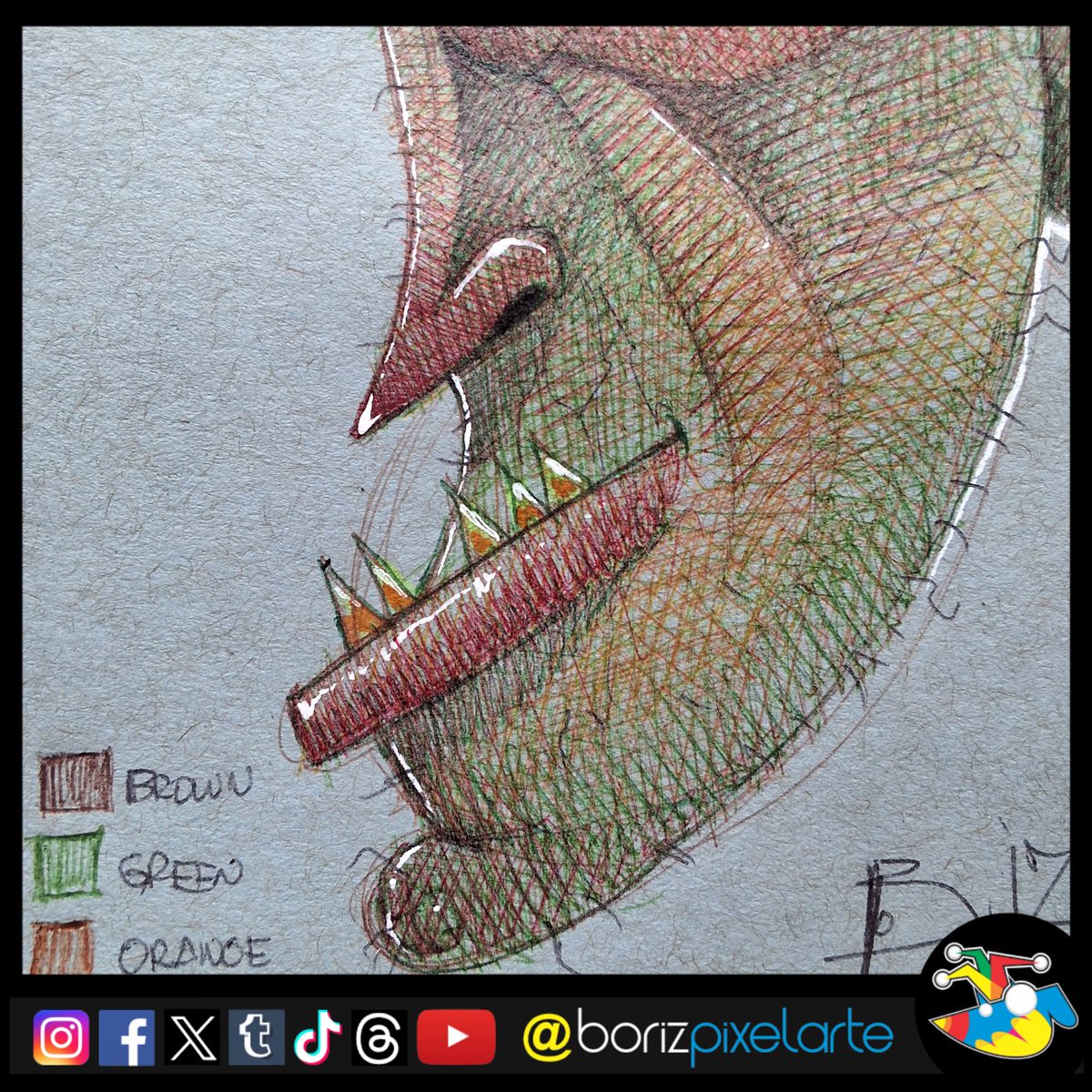 borizpixelarte's tweet image. Sk2506 - mix media
.
.
#FantasyArt
#MixedMediaArt
#CharacterDesign
#DarkFantasyArt
#IllustrationArtists