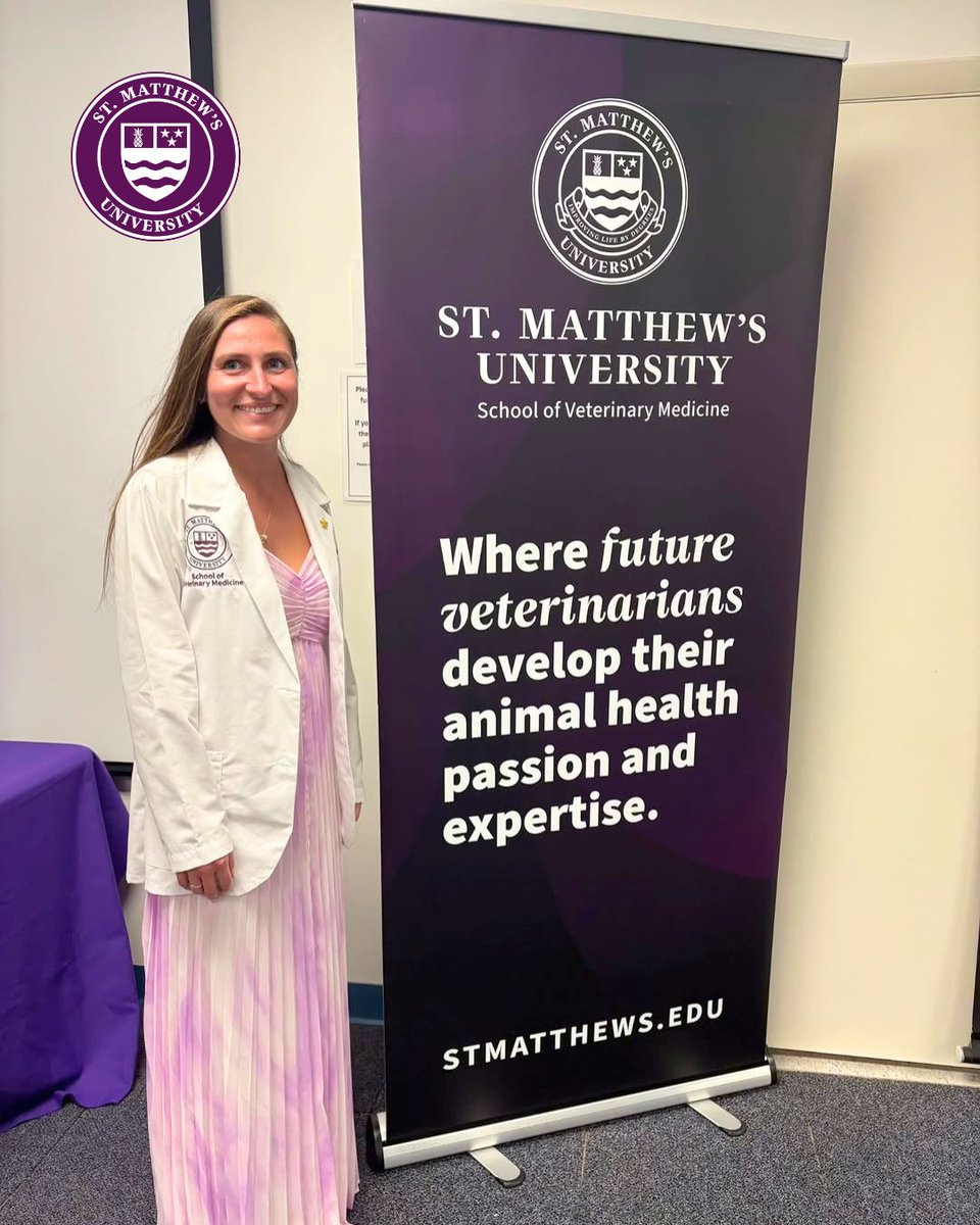 StMatthewsU's tweet image. From #SMUVet to Scotland... ✈️

#WAVMA Club President, Bridget Wood, is stepping down as she begins her #clinical year at The Royal (Dick) School of #Veterinary Studies in Scotland.

Wishing her great success and unforgettable experiences in this next chapter!